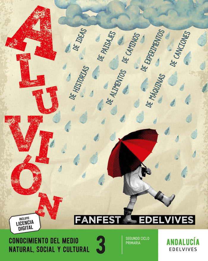 Proyecto: FanFest. Conocimiento del medio 3 [Andalucía] | Área de Proyectos Educativos de Primaria Edelvives | 9788414048528 (Edelvives) Imagen principal del producto