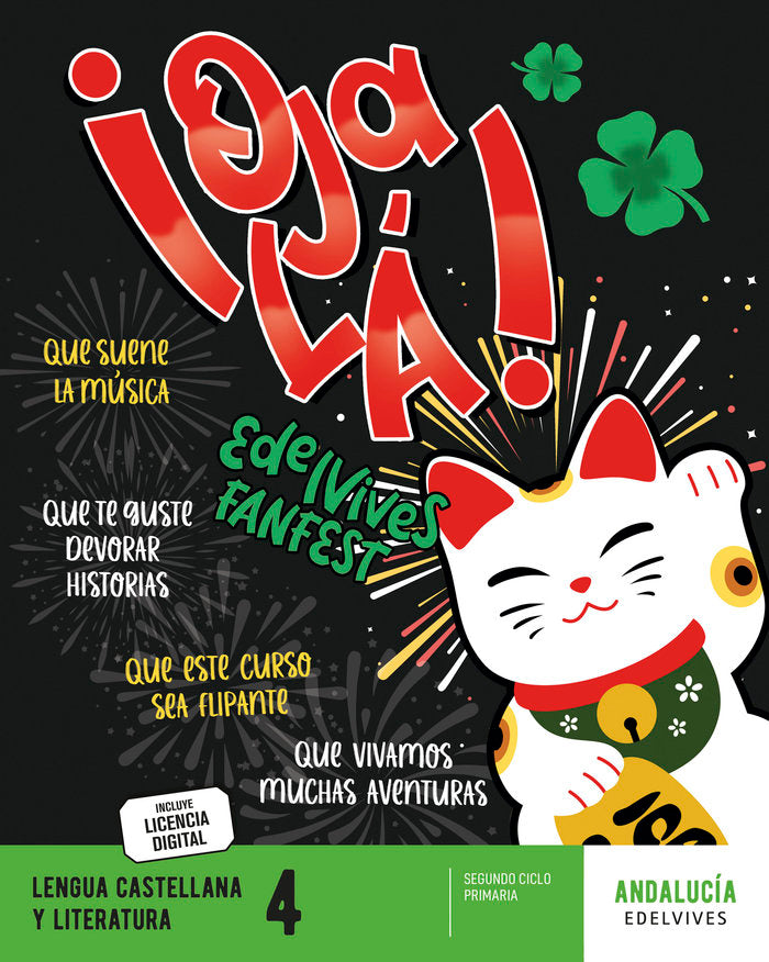 Proyecto: FanFest. Lengua castellana y Literatura 4 [Andalucía] | Área de Proyectos Educativos de Primaria Edelvives | 9788414048542 (Edelvives) Imagen principal del producto