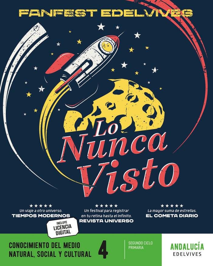 Proyecto: FanFest. Conocimiento del medio 4 [Andalucía] | Área de Proyectos Educativos de Primaria Edelvives | 9788414048566 (Edelvives)