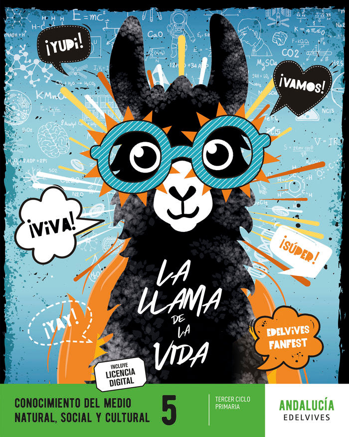Proyecto: FanFest. Conocimiento del medio 5 [Andalucía] | Área de Proyectos Educativos de Primaria Edelvives | 9788414048597 (Edelvives) Imagen principal del producto