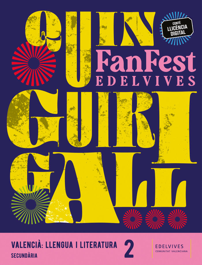 Projecte: FanFest. Valencià : Llengua i Literatura 2ºESO | Varios autores | 9788414049648 (EDELVIVES) Imagen principal del producto