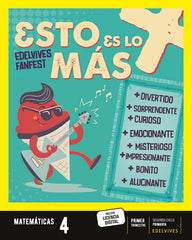Proyecto: FanFest - Matemáticas 4. Trimestres [Castilla y León - Galicia] | Área de Proyectos Educativos de Primaria Edelvives | 9788414050033 (Edelvives)
