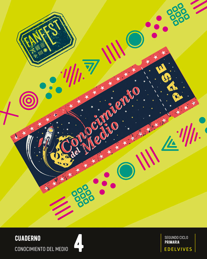 Proyecto: FanFest. Conocimiento del medio 4 - Cuaderno [Andalucía] | nan | 9788414052778 (Edelvives) Imagen principal del producto