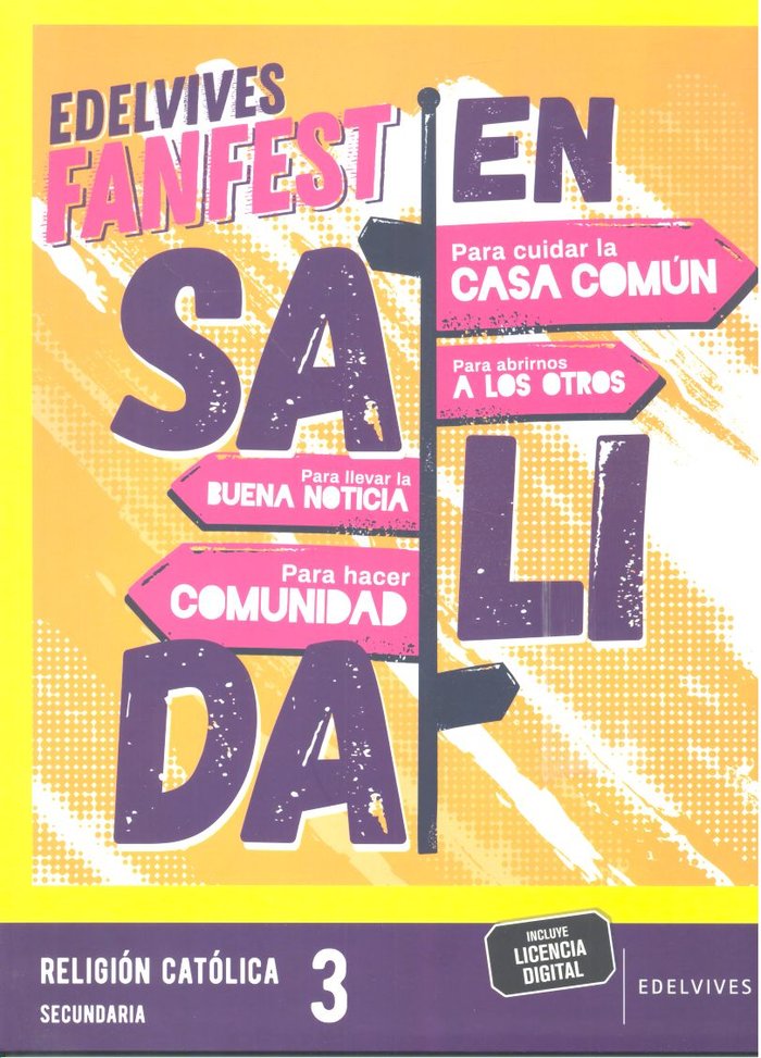 Proyecto: FanFest - Religión Católica 3ºESO [Murcia] | Varios autores | 9788414054796 (EDELVIVES) Imagen principal del producto