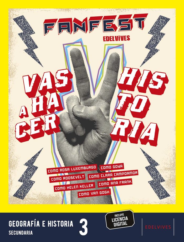 Geografía Historia 3º ESO Murcia 23 Fanfest (Edelvives) - 9788414054819