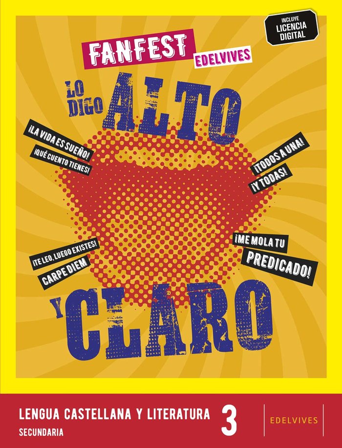 Proyecto: FanFest - Lengua Castellana y Literatura 3ºESO [Murcia] | Varios autores | 9788414054857 (EDELVIVES)
