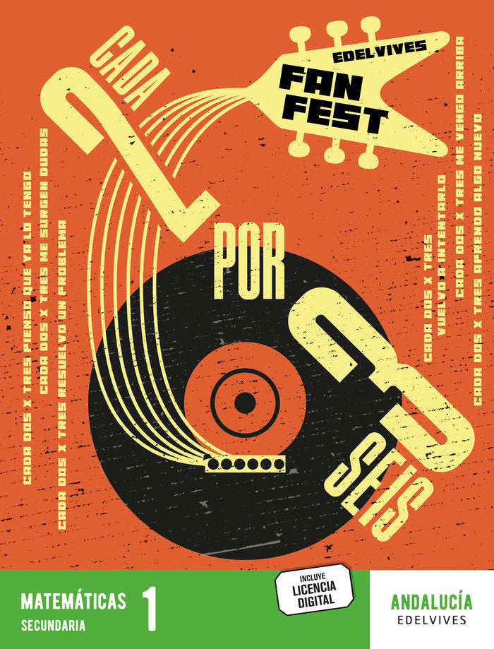 Proyecto: FanFest - Matemáticas 1ºESO [Andalucía] | Varios autores | 9788414056592 (EDELVIVES)