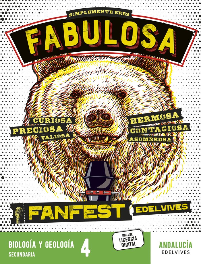 Biología y Geología 4º ESO Andalucía 25 Fanfest (Edelvives) - 9788414057049