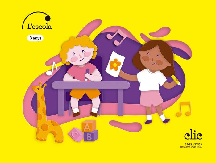 L'ESCOLA 3ANYS EI C,VALENCIANA 24 CLICK | Varios Autores | 9788414057919 (Edelvives)