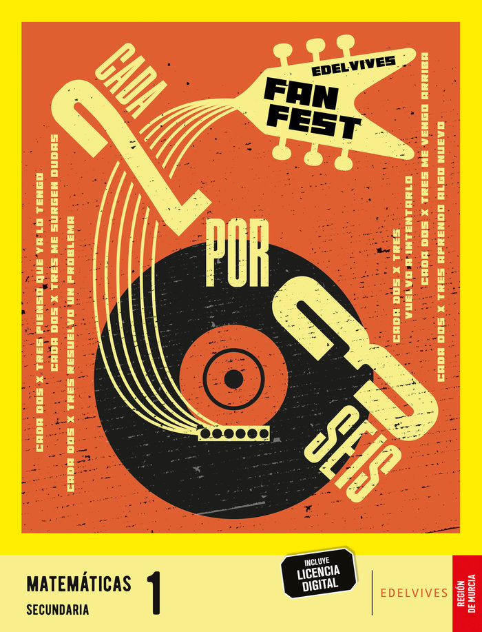 Proyecto: FanFest - Matemáticas 1ºESO [Murcia] | Varios autores | 9788414059906 (EDELVIVES)