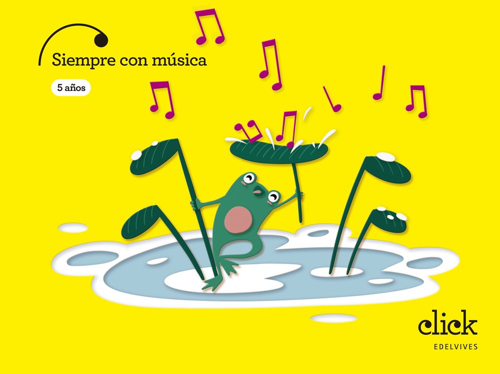 MUSICA 5AÑOS EI 25 CLICK | AA,VV | 9788414063552 (Edelvives) Imagen principal del producto