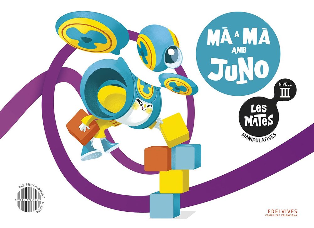 MATEMATIQUES MANIPULATIVES 5AÑOS EI C,VAL 25 NIVELL 3 | AA,VV | 9788414064467 (Edelvives)