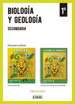 Proyecto: Fanfest - Biología y Geología 1 Secundaria. Libro del Alumnado + Cuaderno (Edelvives) - 9788414071113