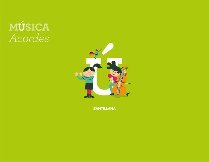 MUSICA 2º de Primaria ACORDES 18 | AA,VV | 9788414106785 (Santillana) Imagen principal del producto