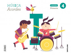 Cuaderno Musica 4 Primaria Aco | SANTILLANA | 9788414106907 Imagen principal del producto
