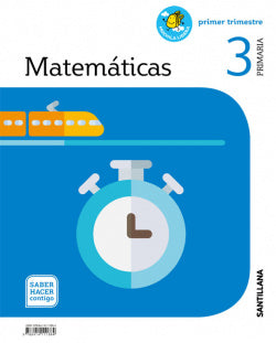 Matemáticas 3ºprimaria. Saber  | SANTILLANA | 9788414111864 Imagen principal del producto
