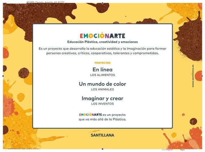 EMOCIONARTE EDUCACION PLASTICA, CREATIVIDAD Y EMOCIONES 3 PRIMARIA | Varios autores | 9788414113561 (Santillana) Imagen principal del producto