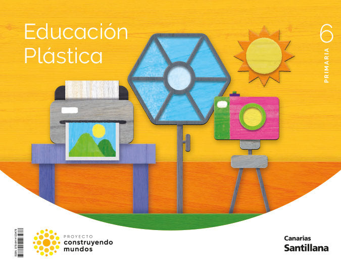 Plastica 6º EP Canarias 23 Construyendo Mundos (Santillana) - 9788414123478