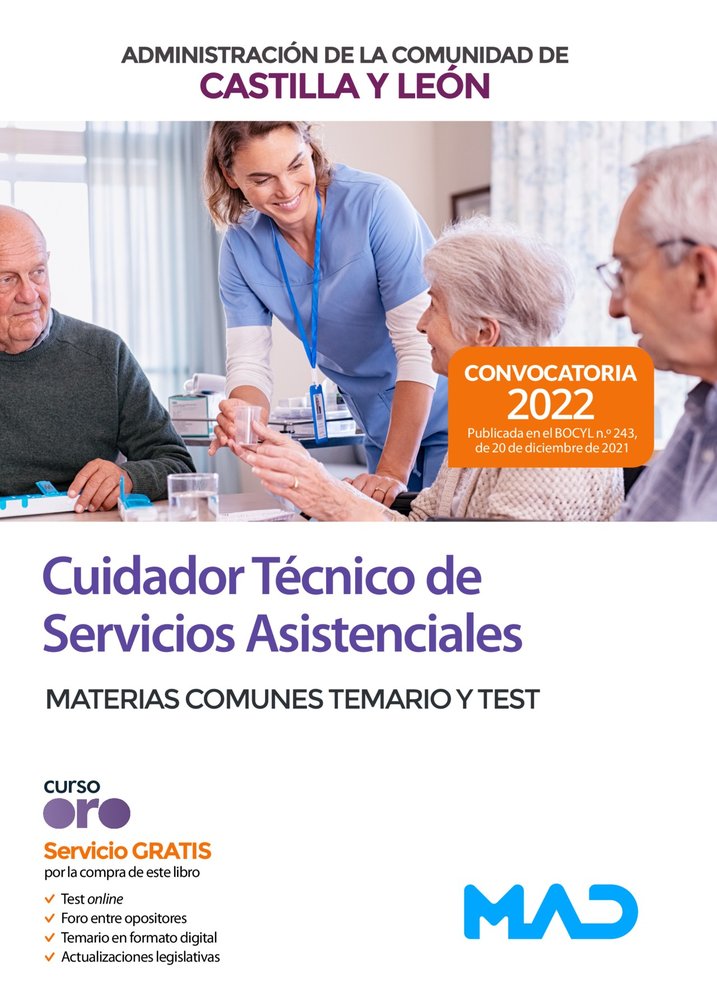 CUIDADOR TECNICO SERVICIOS ASISTENCIALES CASTILLA Y LEON TEM | 7 EDITORES/SALAMANCA CRIADO, ROBERTO/TOR | MAD | 9788414253069 Imagen principal del producto