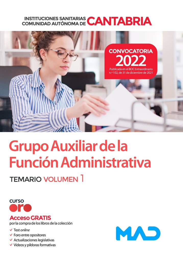 GRUPO AUXILIAR FUNCION ADMINISTRATIVA INSTITUCI | 7 EDITORES/GOMEZ MARTINEZ, DOMINGO/PEREZ | MAD | 9788414253861 Imagen principal del producto