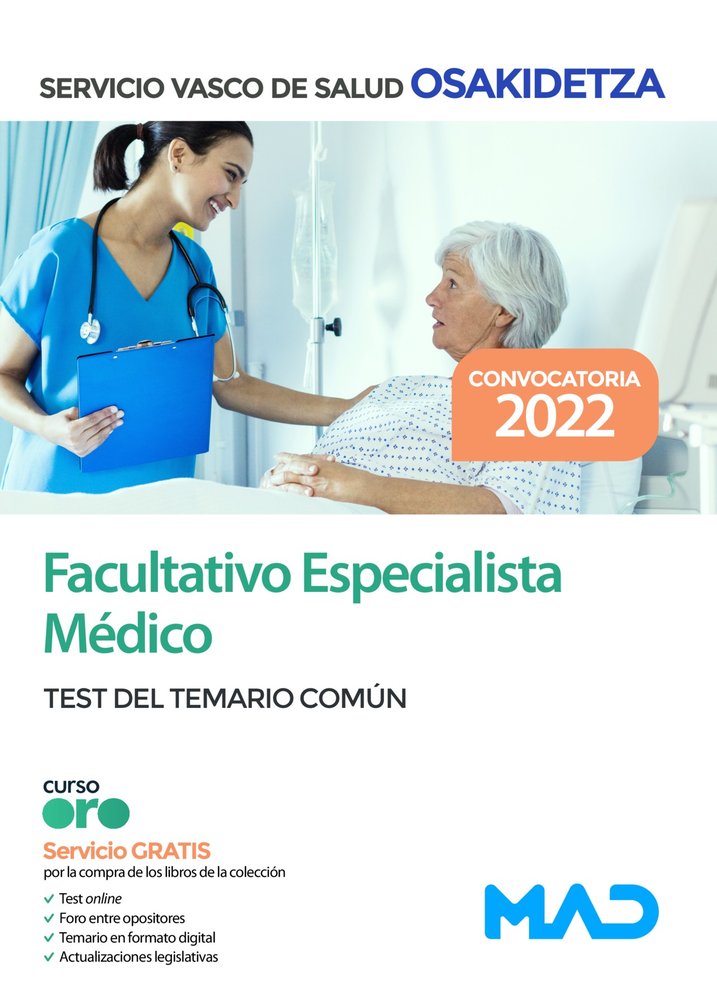 FACULTATIVO ESPECIALISTA MEDICO/A OSAKIDETZA-SERVICIO VAS | 7 EDITORES/MUÑOZ LABIANO, ALVAR MILLAN/S | MAD | 9788414257029 Imagen principal del producto