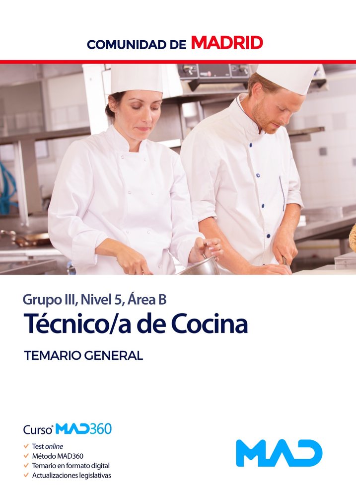TECNICO DE COCINA (GRUPO III, NIVEL 5, AREA B) DE LA COMUNI | 7 EDITORES/GARCIA FERNANDEZ, ELENA/SOUTO | MAD | 9788414273531