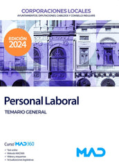 PERSONAL LABORAL AYUNTAMIENTO DIPUTACIONES Y OTRAS TEMARIO - 9788414278703