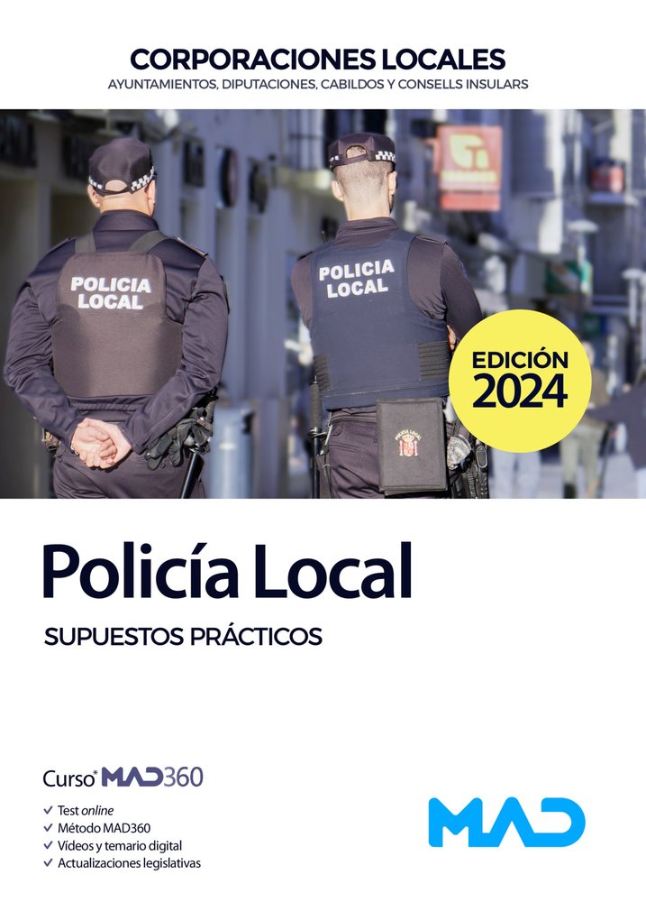POLICIA LOCAL SUPUESTOS PRACTICOS | AA,VV | MAD | 9788414279106 Imagen principal del producto