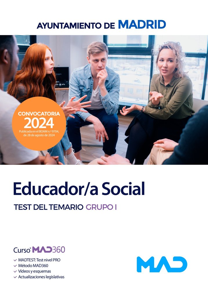 EDUCADOR/A SOCIAL AYUNTAMIENTO MADRID TEST DEL TEMARIO | TORRES FONSECA, FRANCISCO JESUS/GARCIA F | MAD | 9788414286661