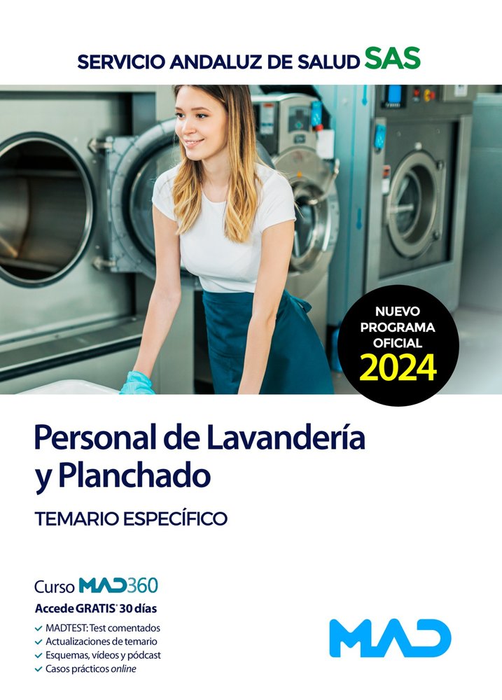 PERSONAL LAVANDERIA Y PLANCHADO TEMARIO ESPECIFICO SAS | AA,VV, | MAD | 9788414286883 Imagen principal del producto