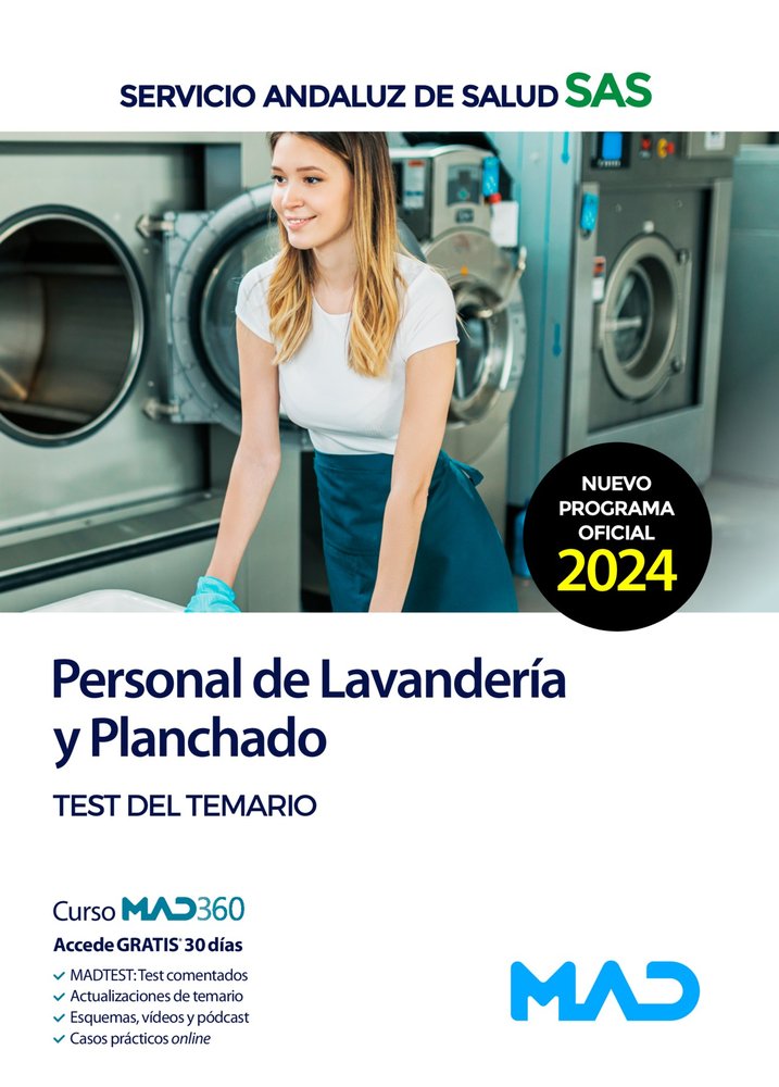 PERSONAL LAVANDERIA Y PLANCHADO TEST TEMARIO SAS | AA,VV, | MAD | 9788414286890 Imagen principal del producto