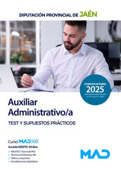 AUXILIAR ADMINISTRATIVO/A TEST Y SUPUESTOS PRACTICOS JAEN | AA,VV | MAD | 9788414290613