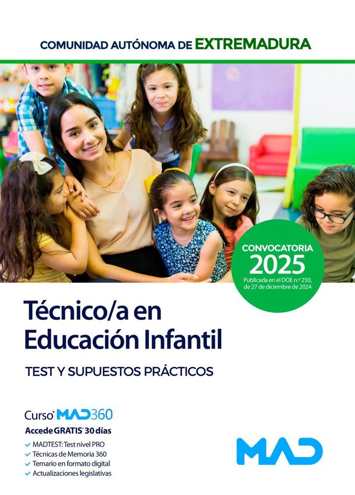 TECNICO/A EDUCACION INFANTIL ADMINISTRACION C | CLAVIJO GAMERO, ROCIO/FERNANDEZ GONZALEZ | MAD | 9788414292310 Imagen principal del producto