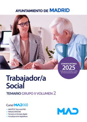 TRABAJADOR/A SOCIAL TEMARIO GRUPO II 2 AYUNTAMIENTO MADRID | AA,VV | MAD | 9788414293805