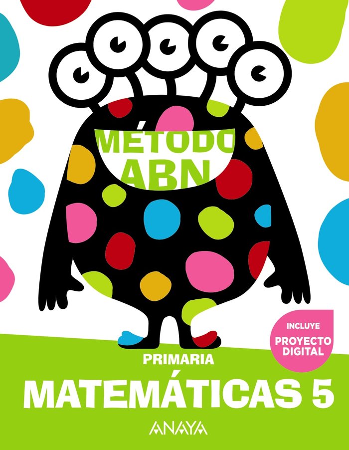 Matemáticas ABN 5 | Varios autores | 9788414302750 (Anaya Texto) Imagen principal del producto