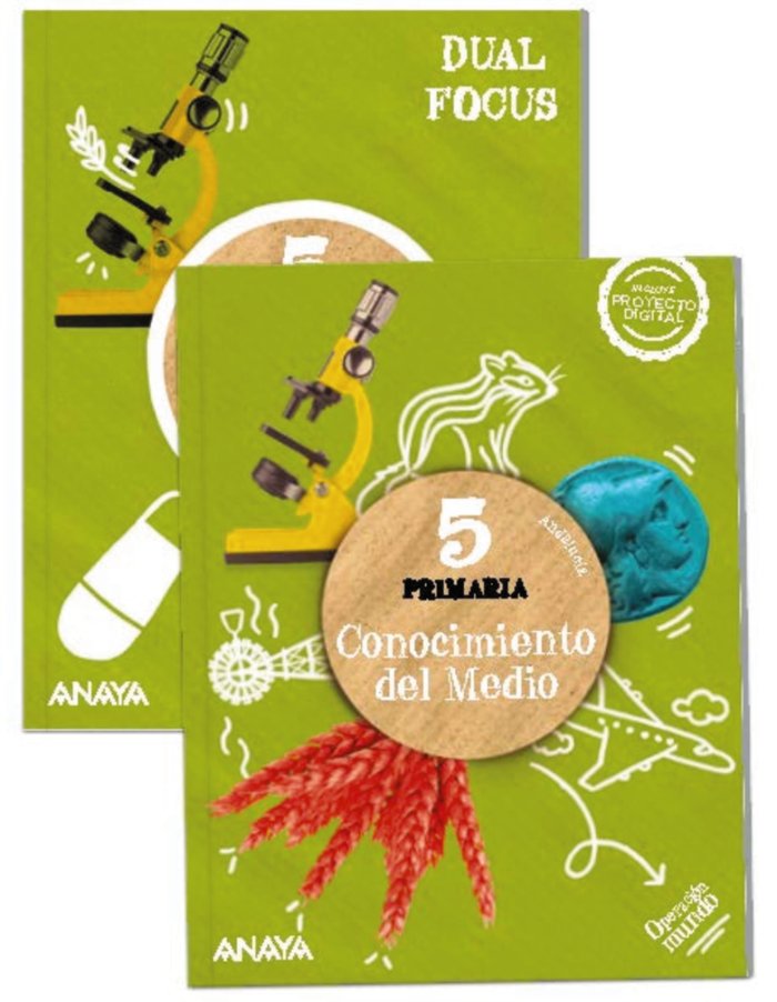 Conocimiento del medio 5. + Science 5. Dual focus. | Varios autores | 9788414303269 (Anaya Texto) Imagen principal del producto