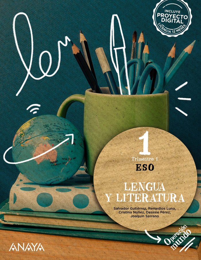Lengua y Literatura 1. | Varios autores | 9788414304723 (ANAYA TEXTO) Imagen principal del producto