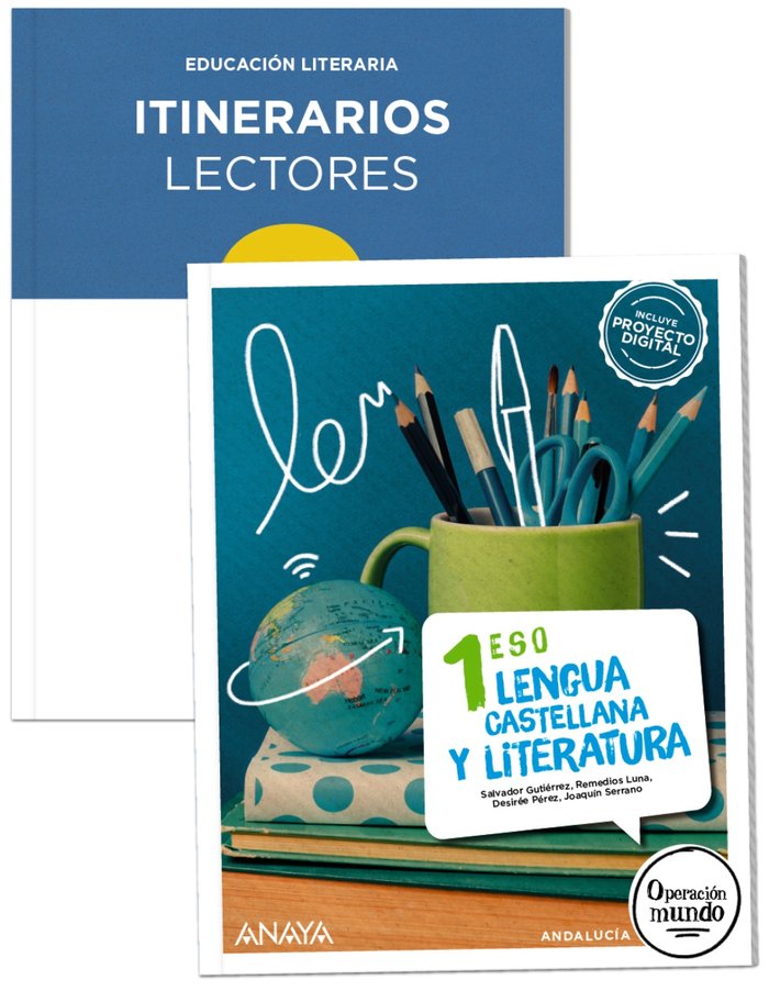 Lengua y Literatura 1. + Itinerarios lectores | Varios autores | 9788414304808 (ANAYA TEXTO)