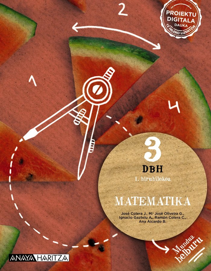 Matematika 3. | Varios autores | 9788414305966 (ANAYA TEXTO) Imagen principal del producto