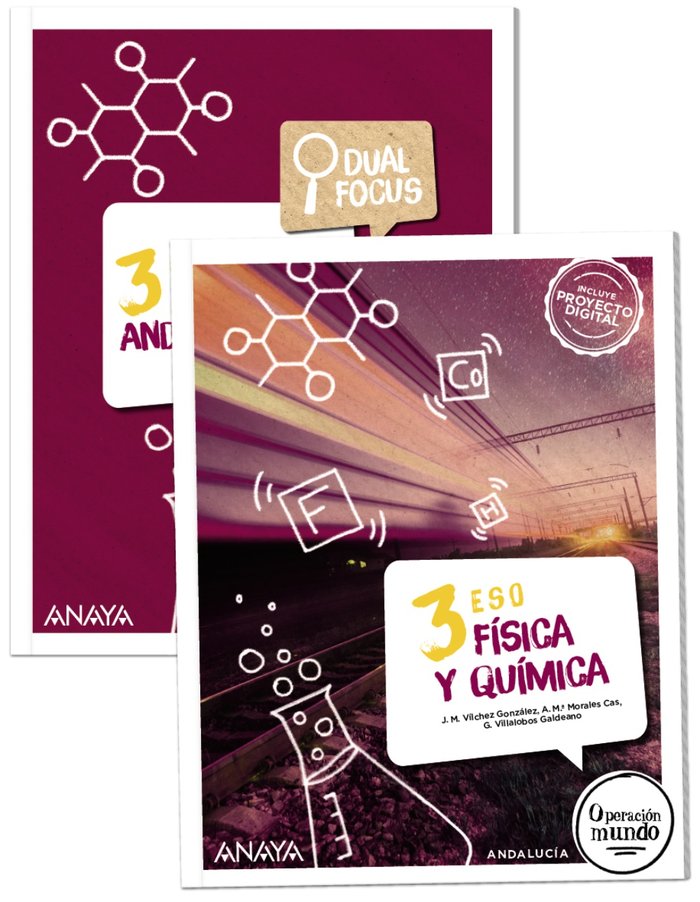 Física y Química 3. + Dual focus | Varios autores | 9788414306888 (ANAYA TEXTO) Imagen principal del producto