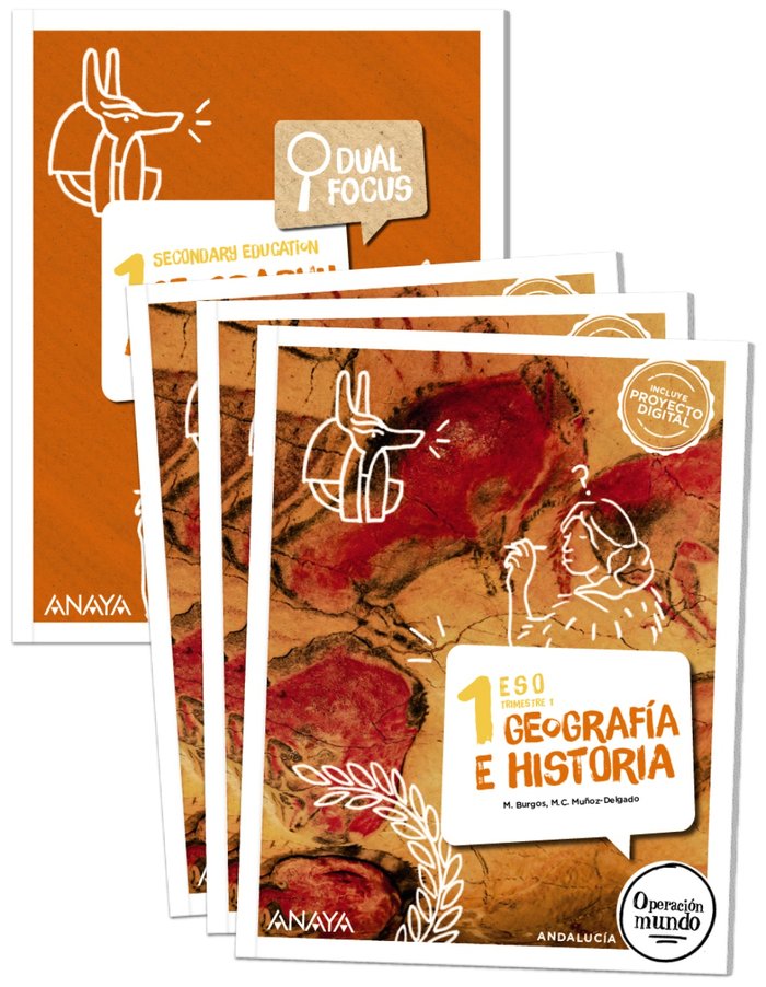 Geografía e Historia 1. (Trimestres + Dual Focus) | Varios autores | 9788414307144 (ANAYA TEXTO)