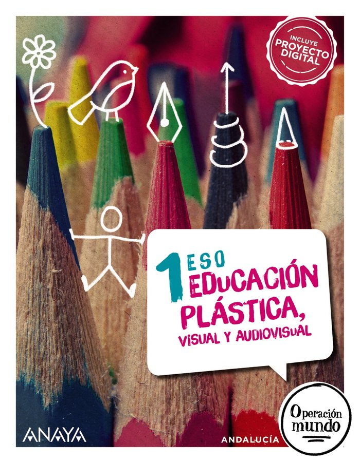 Educación Plástica, Visual y Audiovisual 1. (Opción no fungible) | Anaya Educación | 9788414309735 (ANAYA TEXTO)