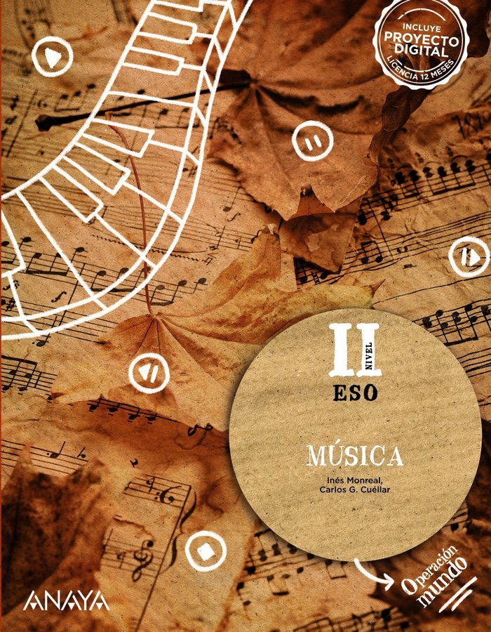 Música. Nivel II. | Varios autores | 9788414309841 (ANAYA TEXTO) Imagen principal del producto