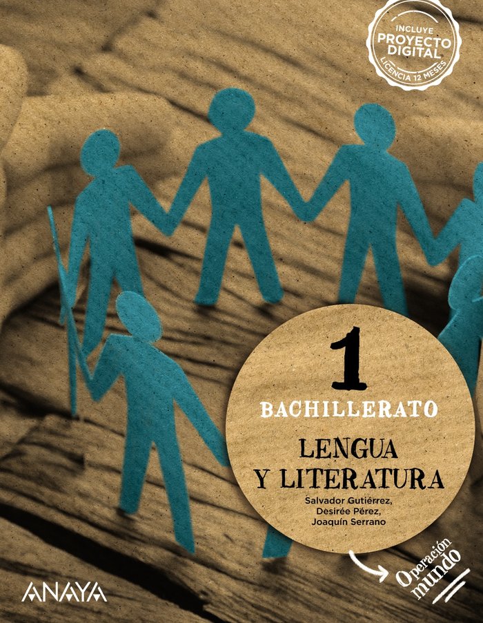 ✅ LENGUA Y LITERATURA 1ºNB OPERAC,MUNDO 22 I GUTIERREZ ORDOÑEZ, SALVADOR/SERRANO SERR I ANAYA TEXTO I 9788414311028 Imagen principal del producto