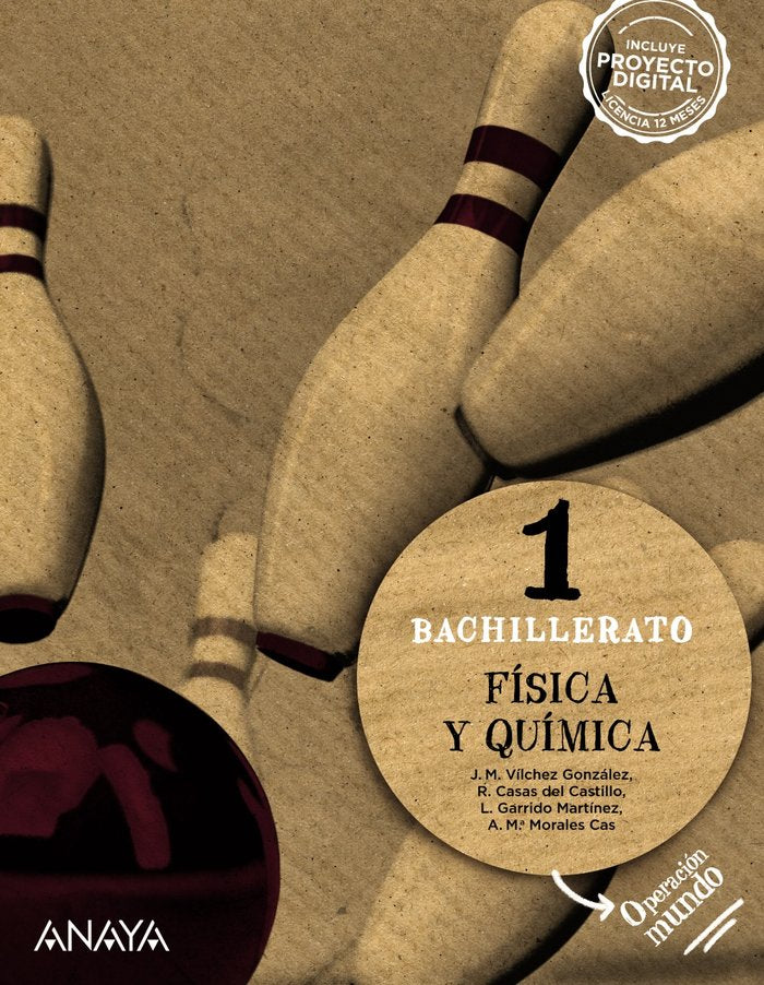 ✅ FISICA Y QUIMICA 1ºNB OPERAC,MUNDO 22 I VILCHEZ GONZALEZ, JOSE MIGUEL/CASAS DEL I ANAYA TEXTO I 9788414311424 Imagen principal del producto
