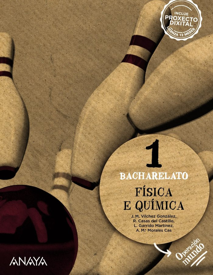 ✅ FISICA E QUIMICA 1ºNB GALICIA OPERAC,MUNDO I VILCHEZ GONZALEZ, JOSE MIGUEL/CASAS DEL I ANAYA TEXTO I 9788414311448 Imagen principal del producto