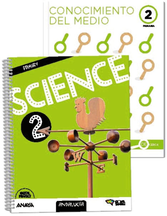 SCIENCE 2º de Primaria ST ANDALUCIA 23 DE CERCA | AA,VV | 9788414311936 (Anaya Texto)