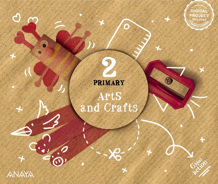 ARTS AND CRAFTS 2º de Primaria ST GLOBAL ACTION 22 | OVIEDO MELGARES, ANA TERESA | 9788414313190 (Anaya Texto)