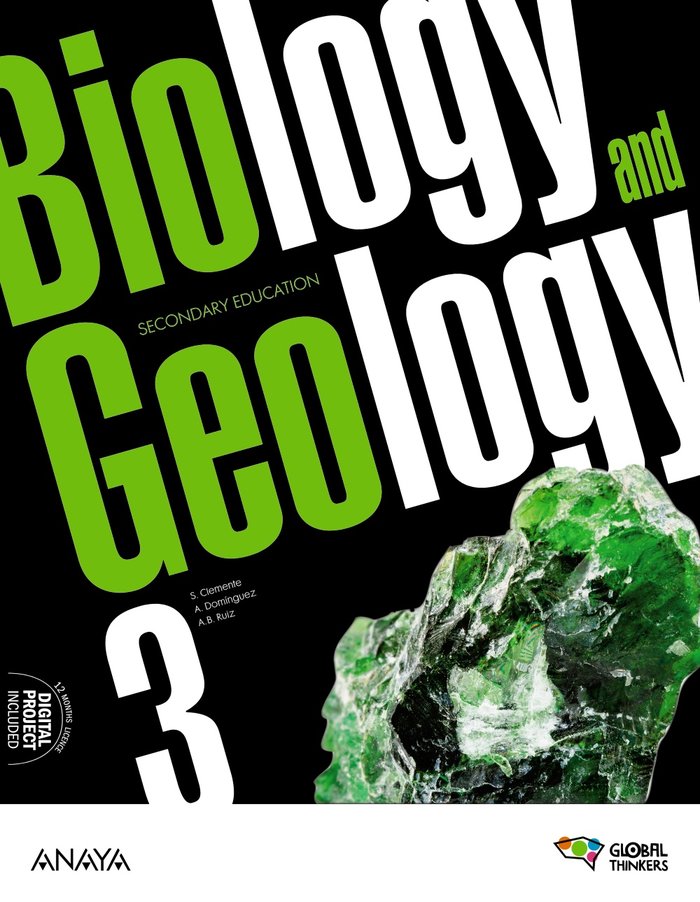 Biology and Geology 3. Student's Book | Varios autores | 9788414313855 (ANAYA TEXTO) Imagen principal del producto