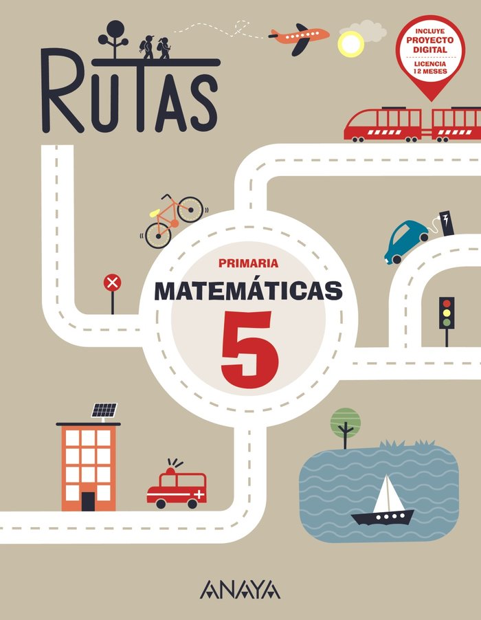 Matemáticas 5. RUTAS. | Varios autores | 9788414314692 (Anaya Texto)